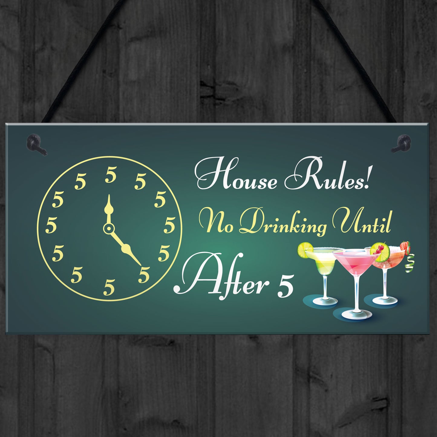Funny Bar Sign Home Bar Pub Kitchen Hanging Sign Gin Wine Gift