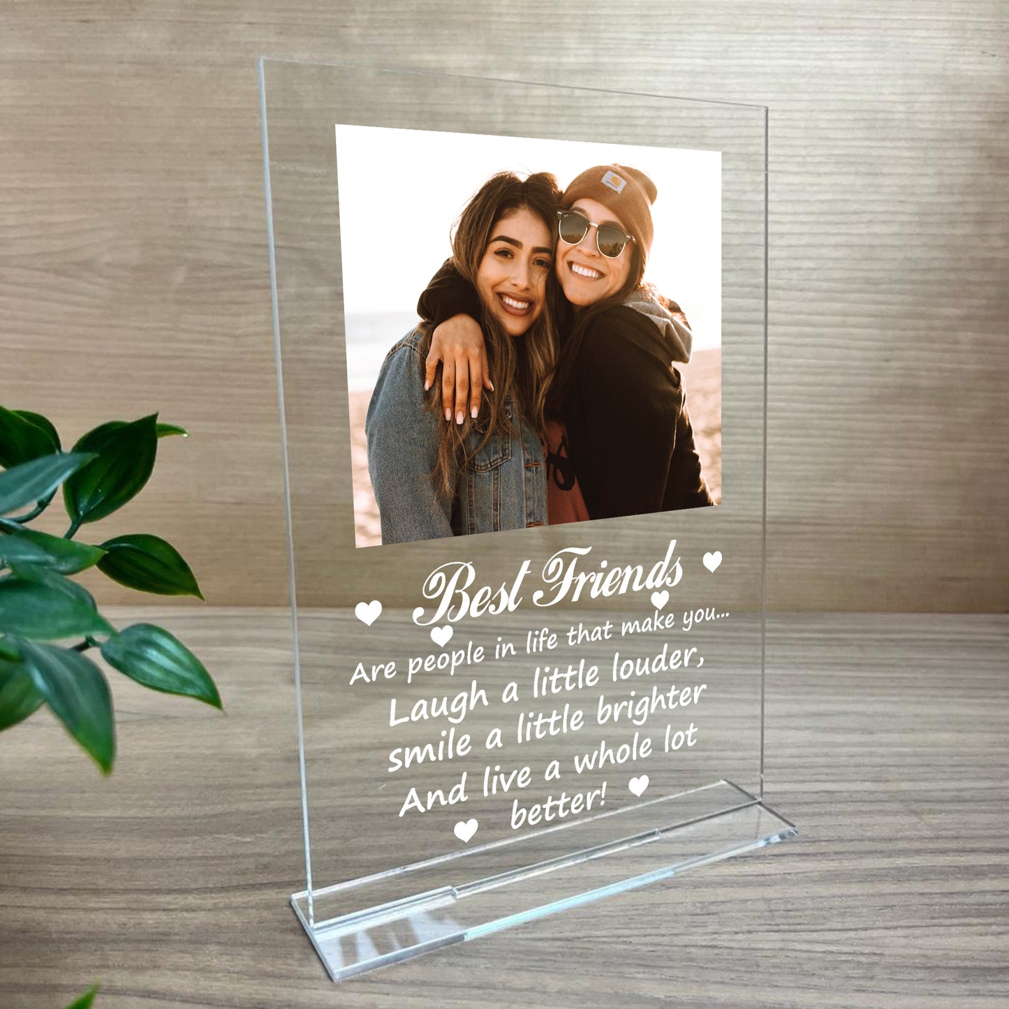 Friendship Gift For Her Personalised Friendship Sign Friend Gift