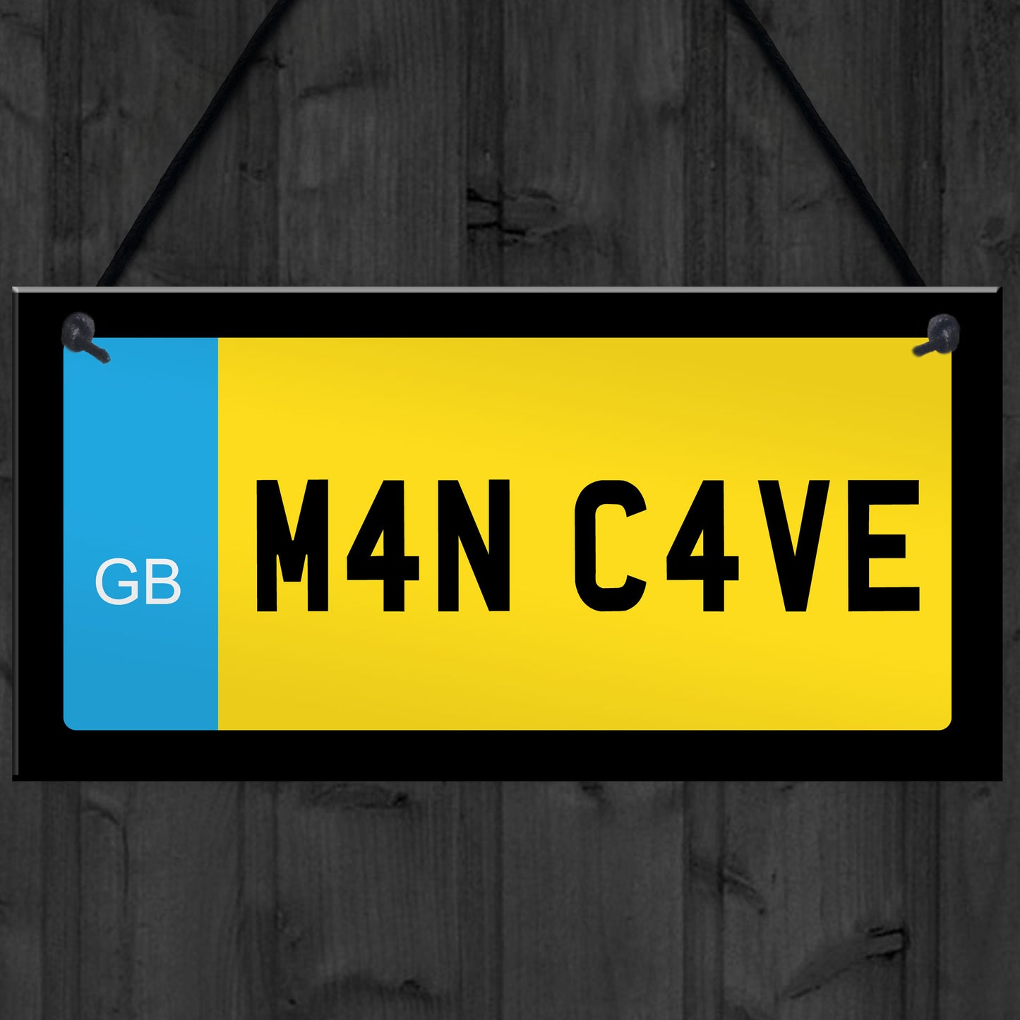 Man Cave Sign Hanging Wall Sign Shed Sign Gift For Dad Uncle