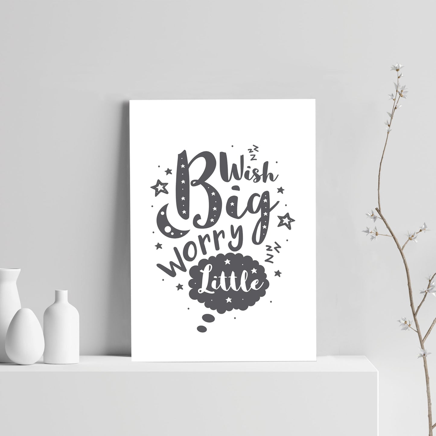 Grey Nursery Decoration Baby Nursery Print Boy Girl Room Decor