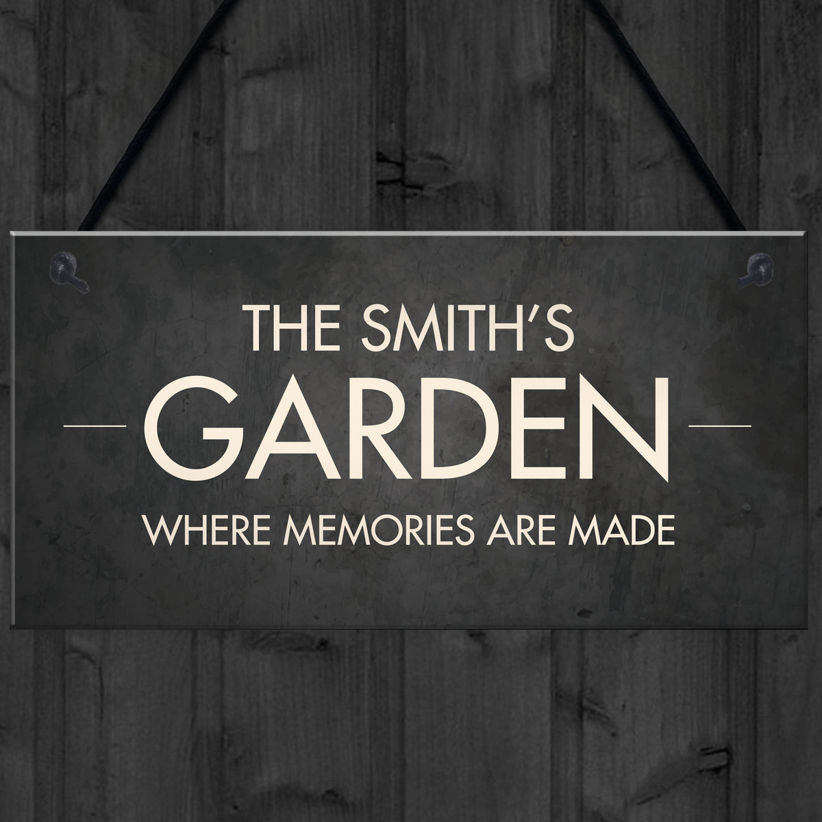 Shabby Chic Garden Sign PERSONALISED Shed Summerhouse Sign