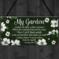 Novelty Hanging Garden Plaque Present Home Fence Shed Sign