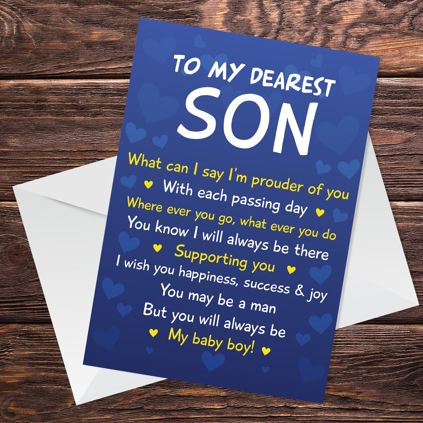 Card For Son Birthday Son Card From Mum Dad Card For Him