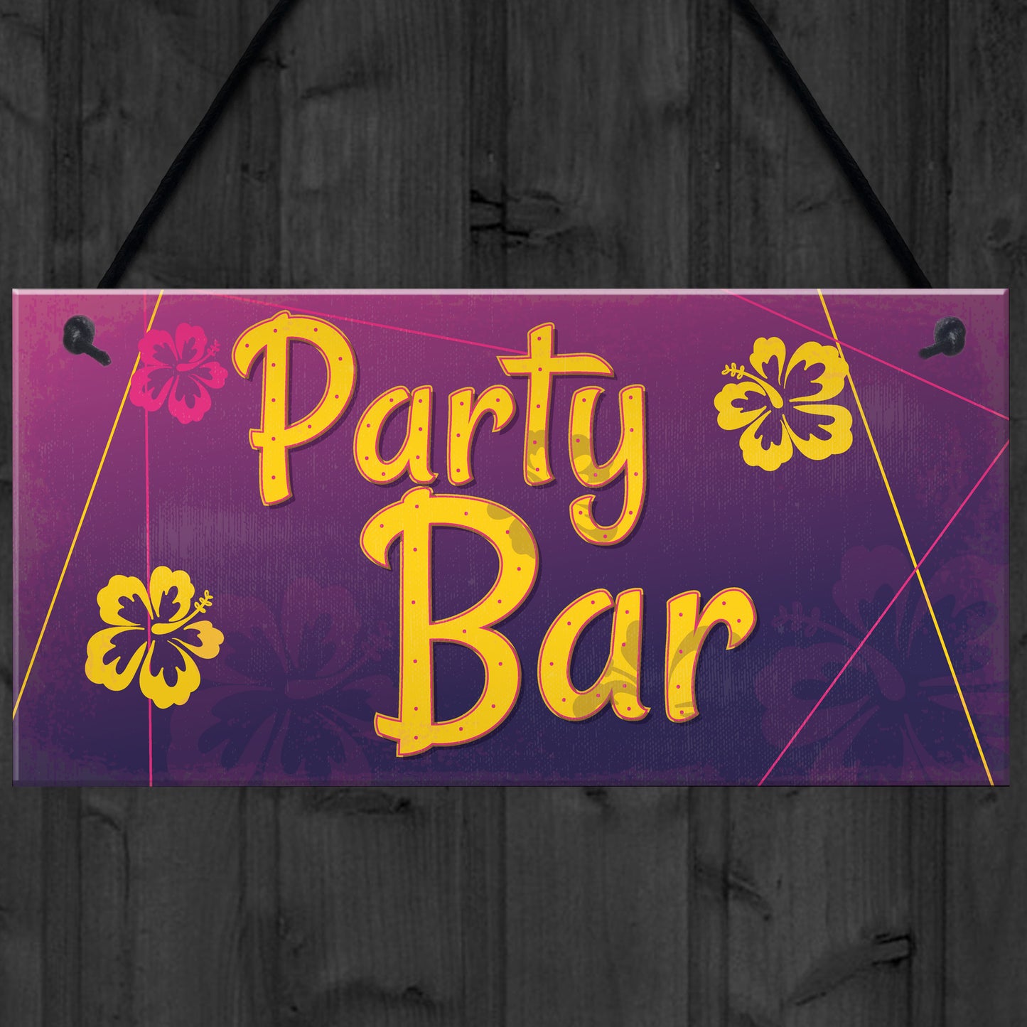 Party Bar Home Bar Sign Man Cave Kitchen Alcohol Gin Vodka Sign