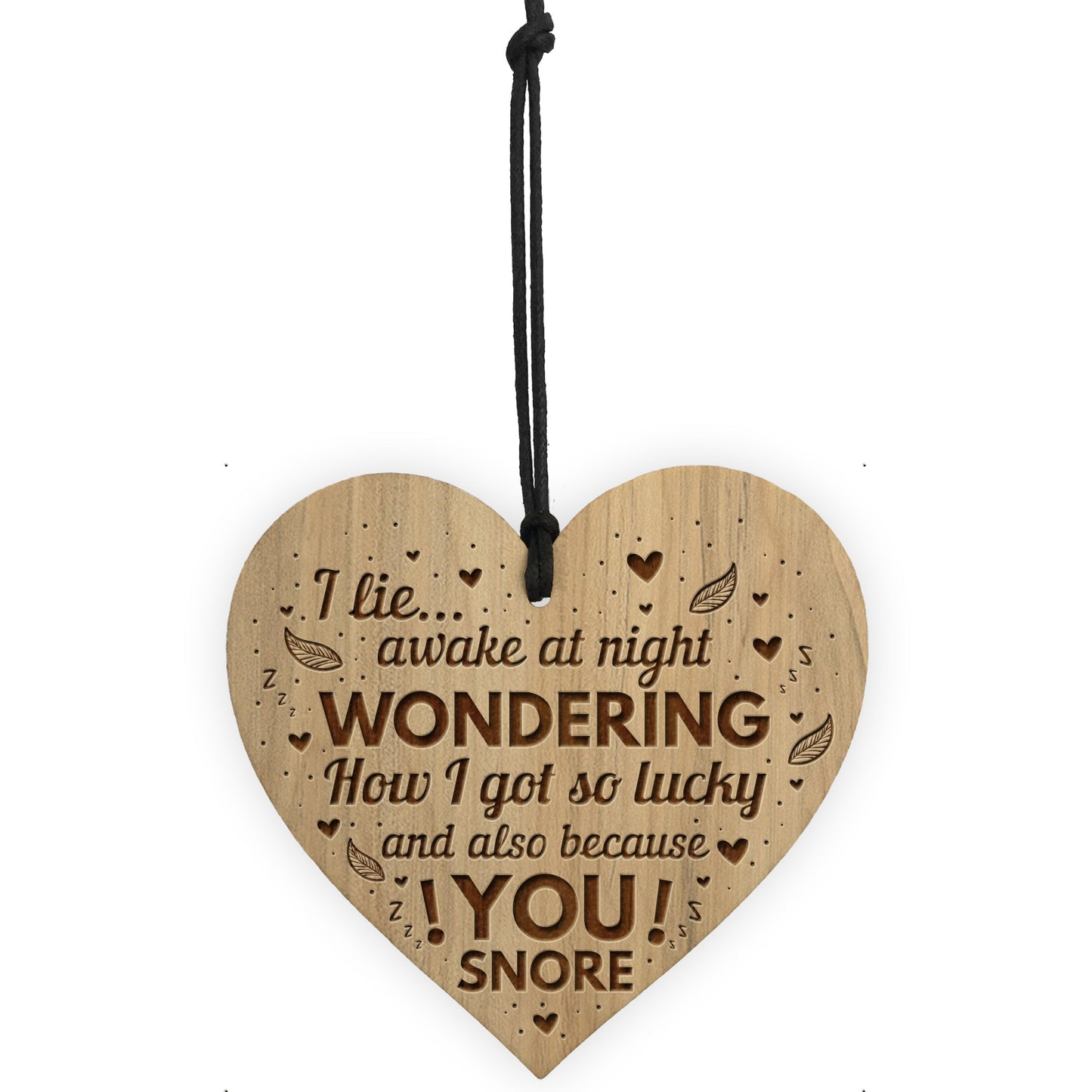 Funny Joke Husband Wife Gift Engraved Heart Anniversary Birthday