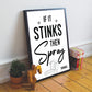 Bathroom Prints Funny Toilet Sign Loo Sign Toilet Decor Framed