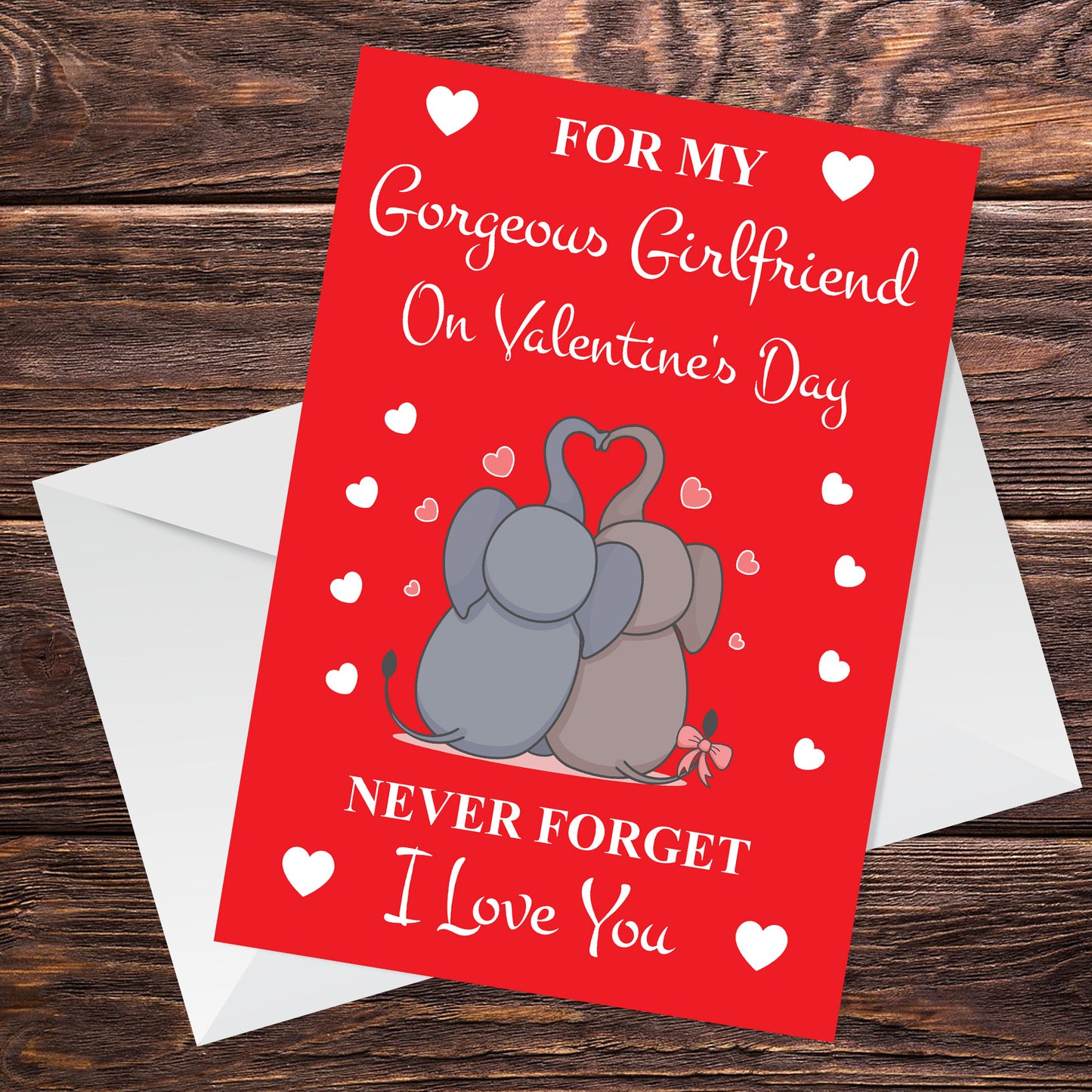 Valentines Day Card For Girlfriend I Love You Card