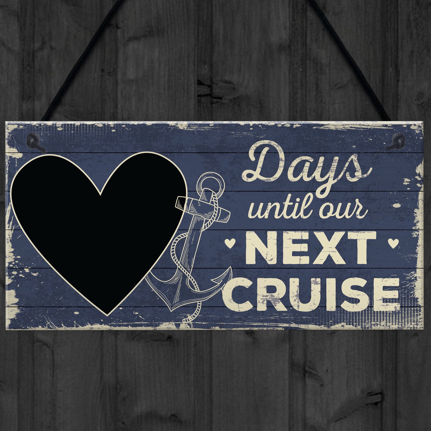 CHALKBOARD Holiday Countdown Sign Days Until Our Next Cruise