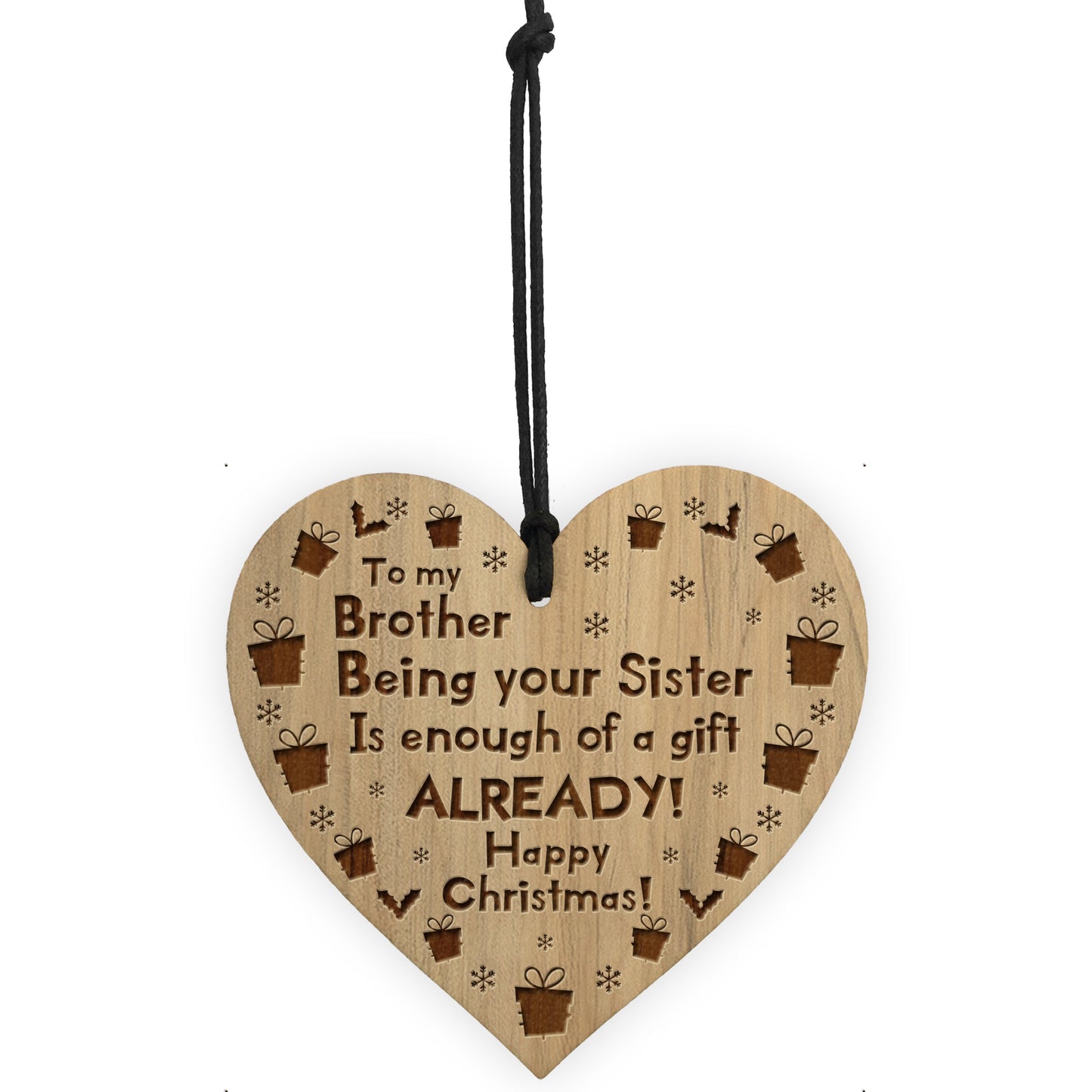 Brother Gift For Christmas Funny Hilarious Gift For Him Engraved