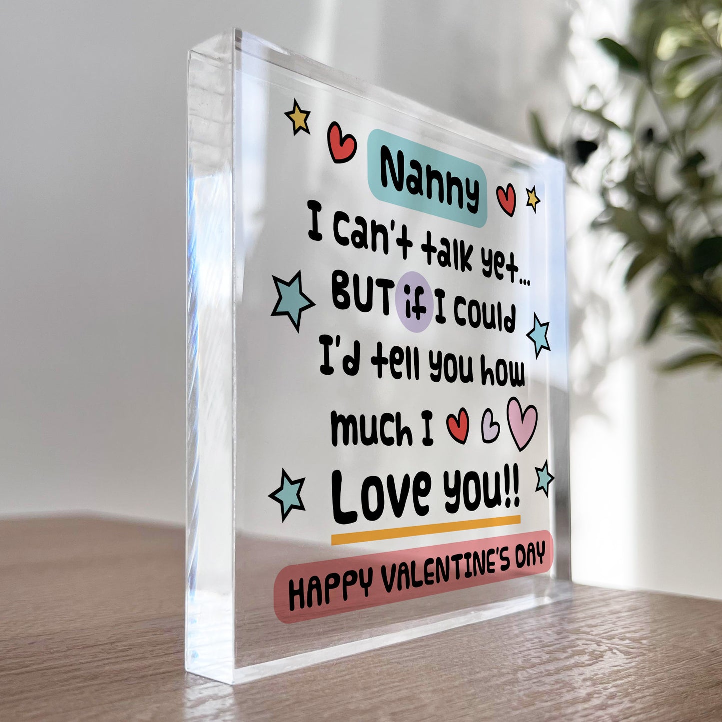 Happy Valentines Gift For Nanny Valentines Gift For Nanny Gift