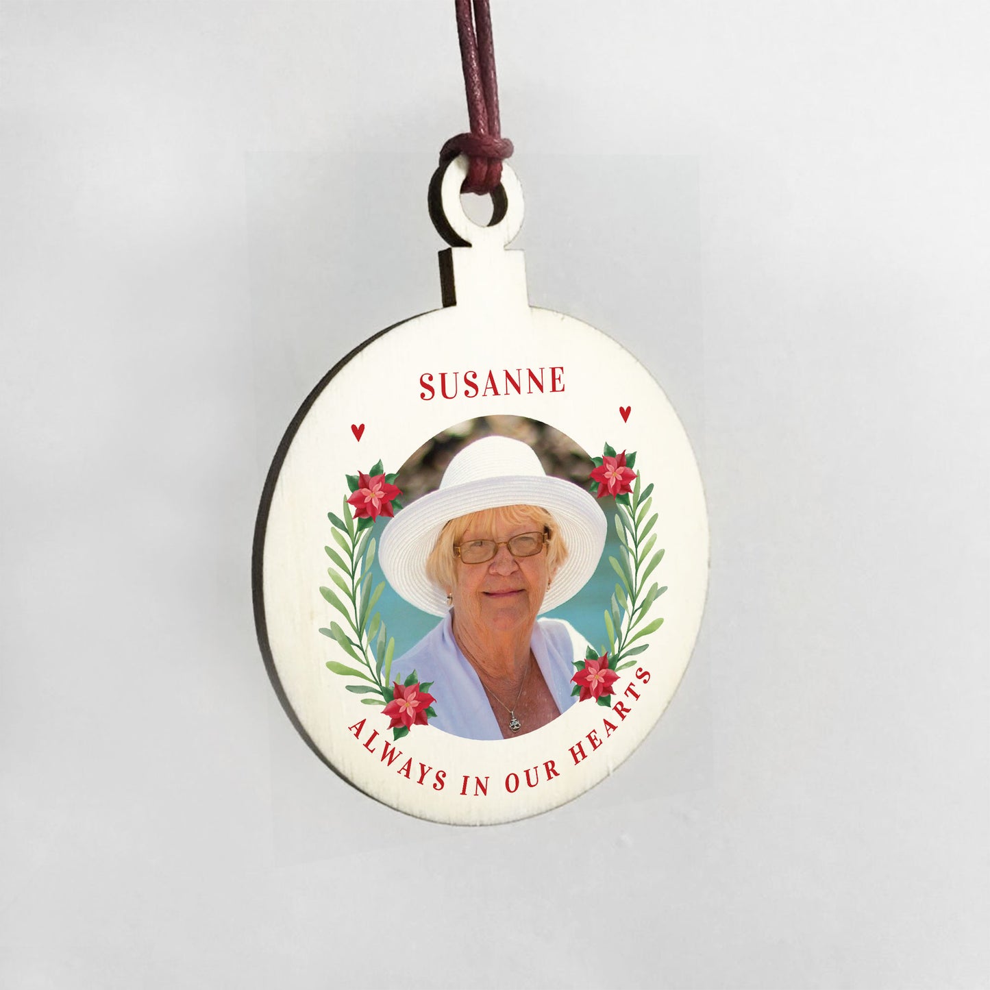 Memorial Christmas Decoration For Nan Mum Grandma Personalised