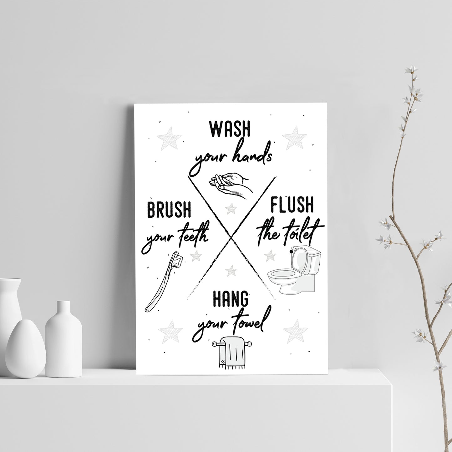 Bathroom Rules Print For Wall Bathroom Prints Funny Bathroom Art