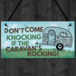 Caravan Rocking Novelty Hanging Plaque Retirement Holiday Gift