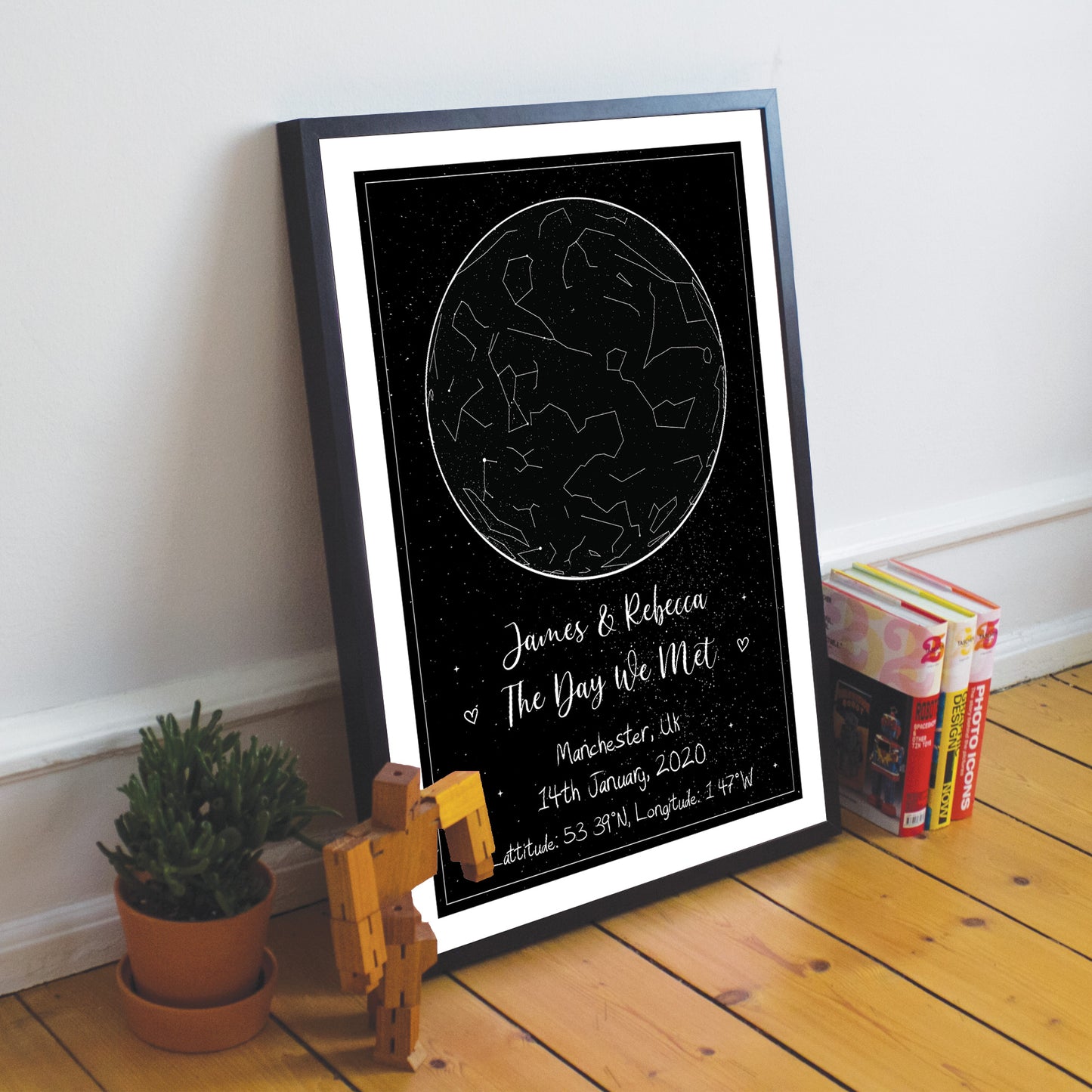 Anniversary Gifts For Boyfriend Husband Personalised Star Map