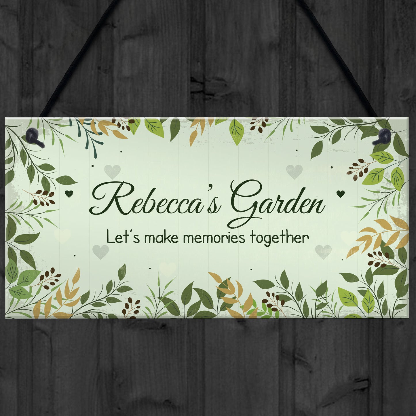 Garden Personalised Sign Gift For Her Novelty Garden Shed Signs