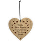 Best Auntie The World Gift From Niece Nephew Wood Heart