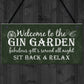 Gin Signs Garden Shed Bar Pub Plaque Gin & Tonic Alcohol Sign