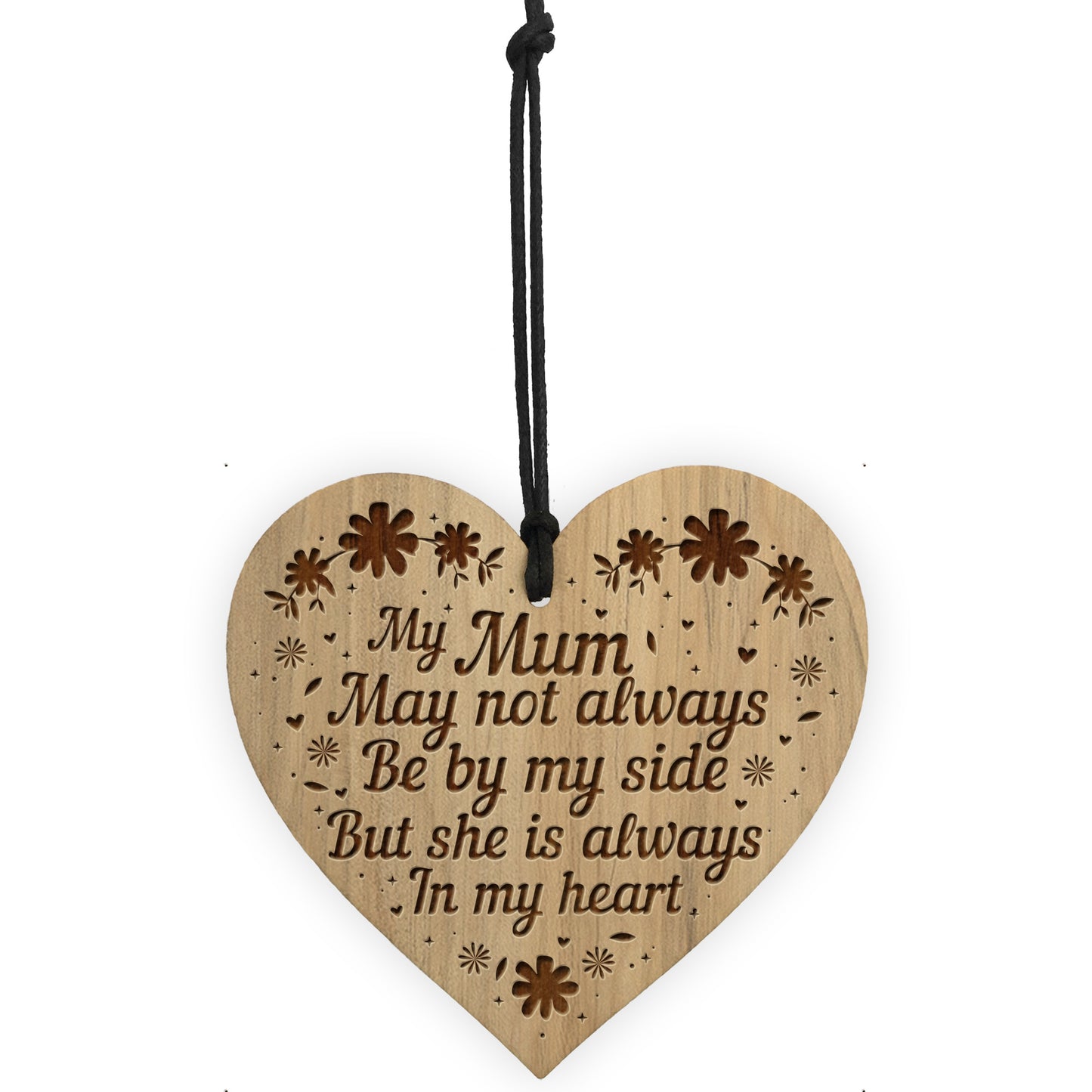 Mum Plaque Gift From Daughter Son Engraved Heart Birthday Xmas