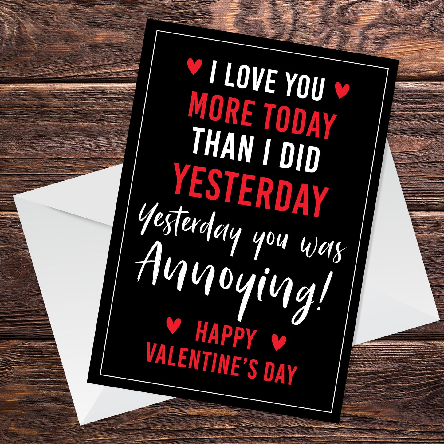 Boyfriend Valentine's Day Card Funny Rude Joke Novelty Valentine