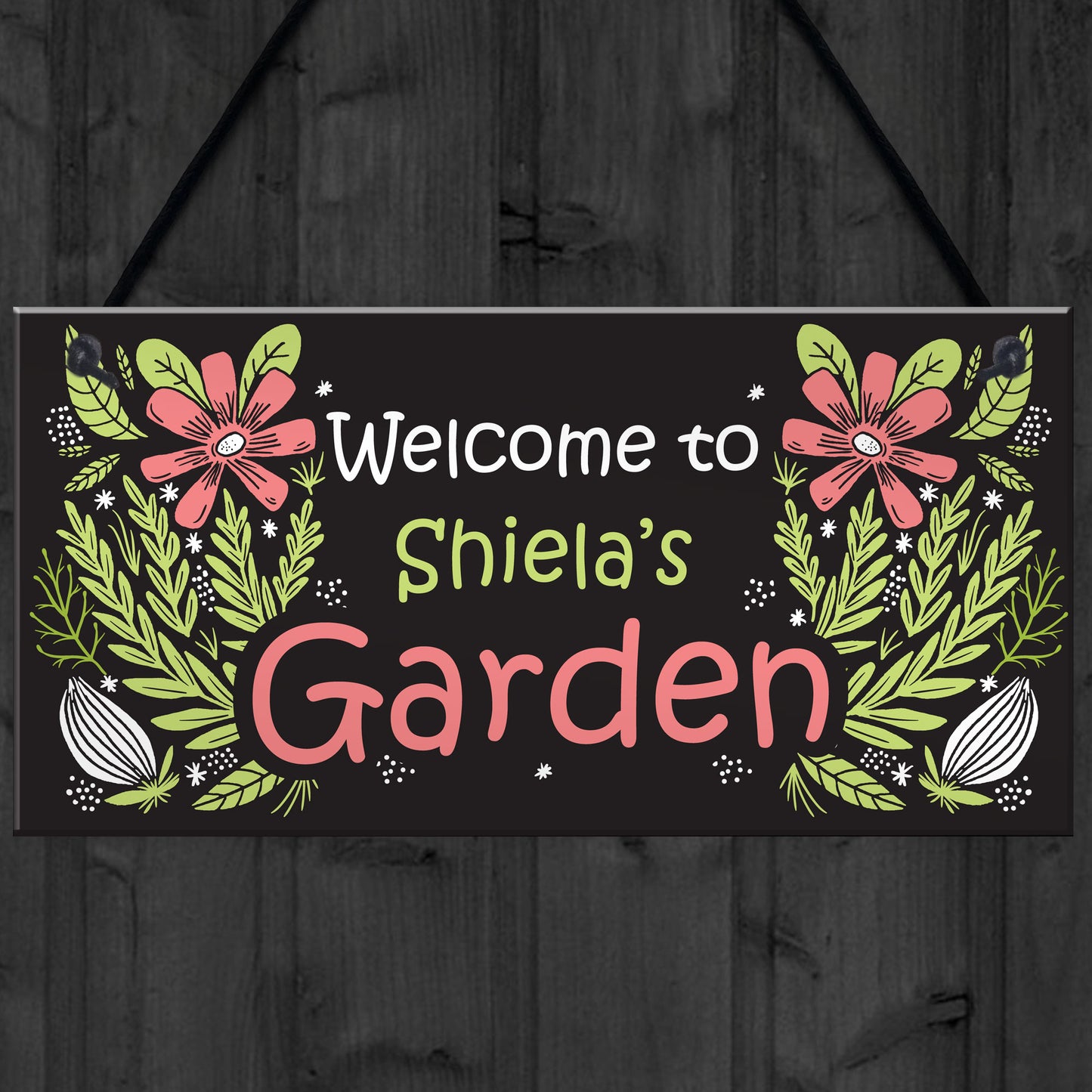 Outdoor Garden Summerhouse Sign Personalised Family Gift