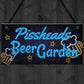 Beer Garden BAR Sign Funny Garden Shed Plaque Pub Man Cave Sign