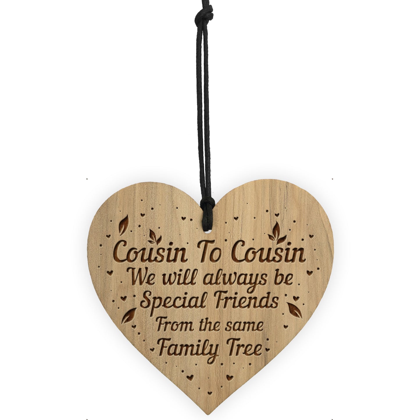 Cute Gift For Cousin Birthday Christmas Engraved Heart Cousin