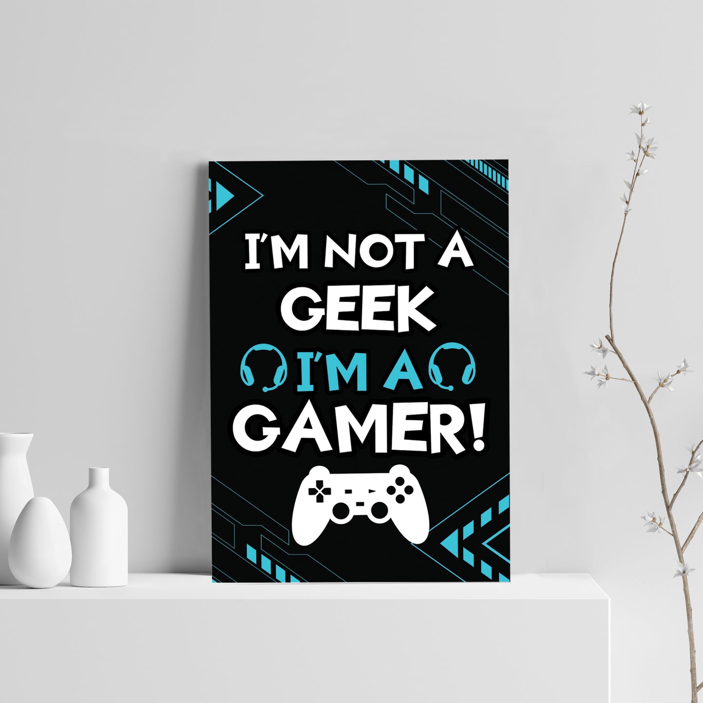 Gaming Print Posters Boys Bedroom Playstation Inspired Gifts