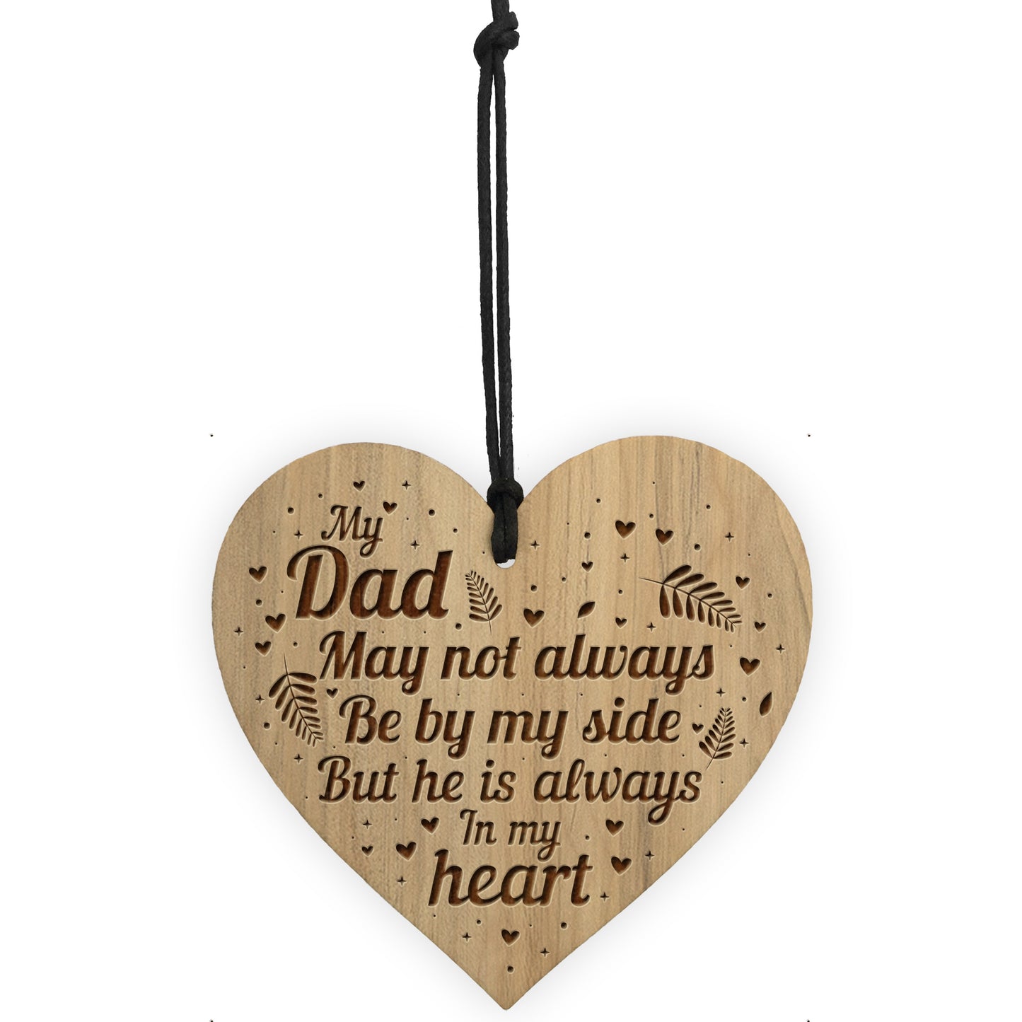 Dad Plaque Gift From Daughter Son Engraved Heart Birthday Xmas