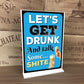 Funny Humour Bar Sign For Home Bar Pub Man Cave Garage