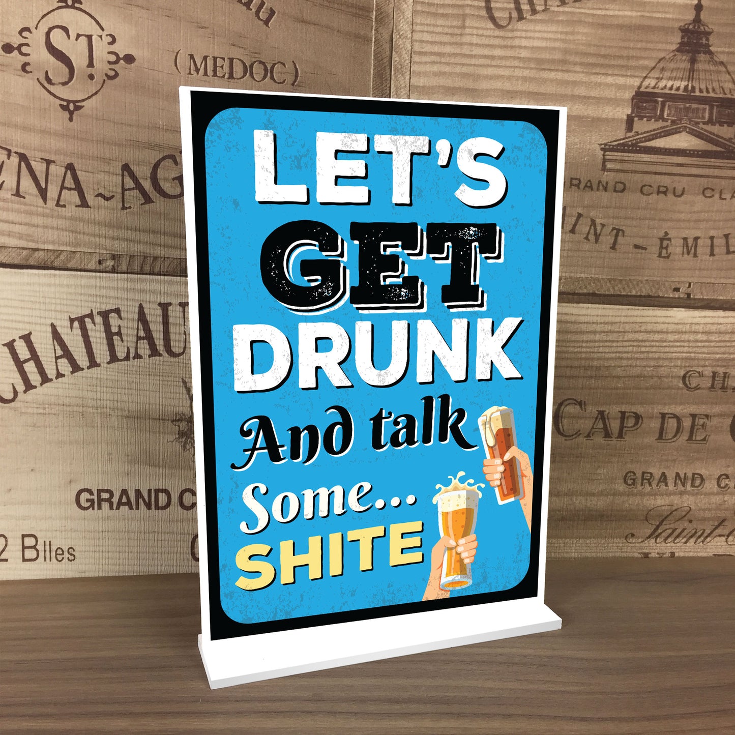Funny Humour Bar Sign For Home Bar Pub Man Cave Garage