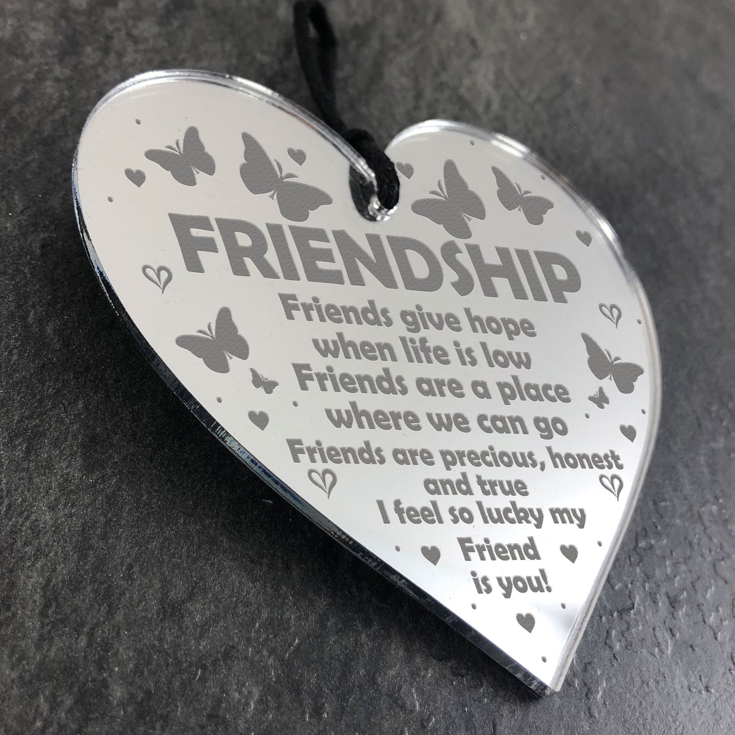 Best Friend Gift Friendship Gift Engraved Thank You Novelty Gift