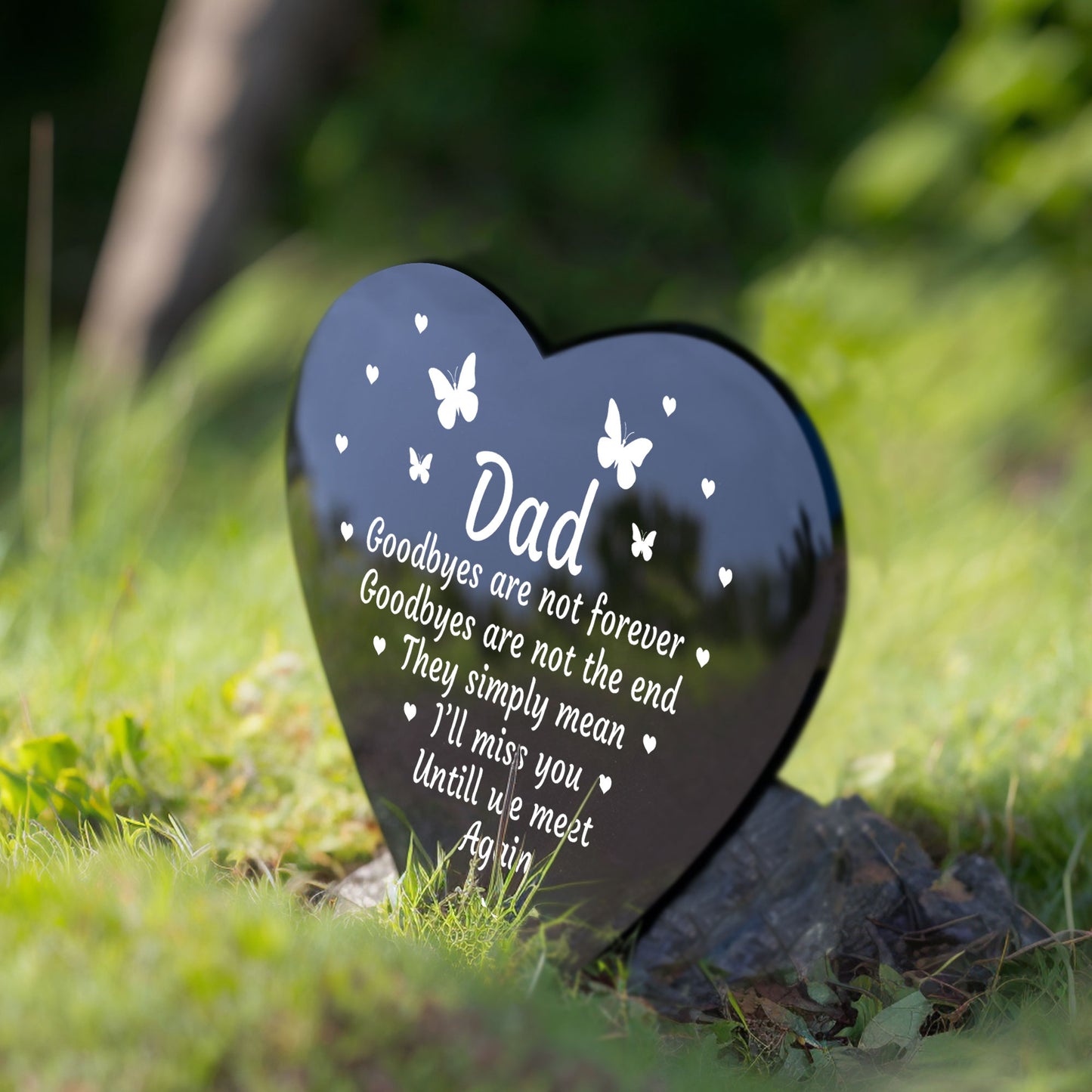 Dad Graveside Memorial Stake Grave Marker Acrylic Grave Decor