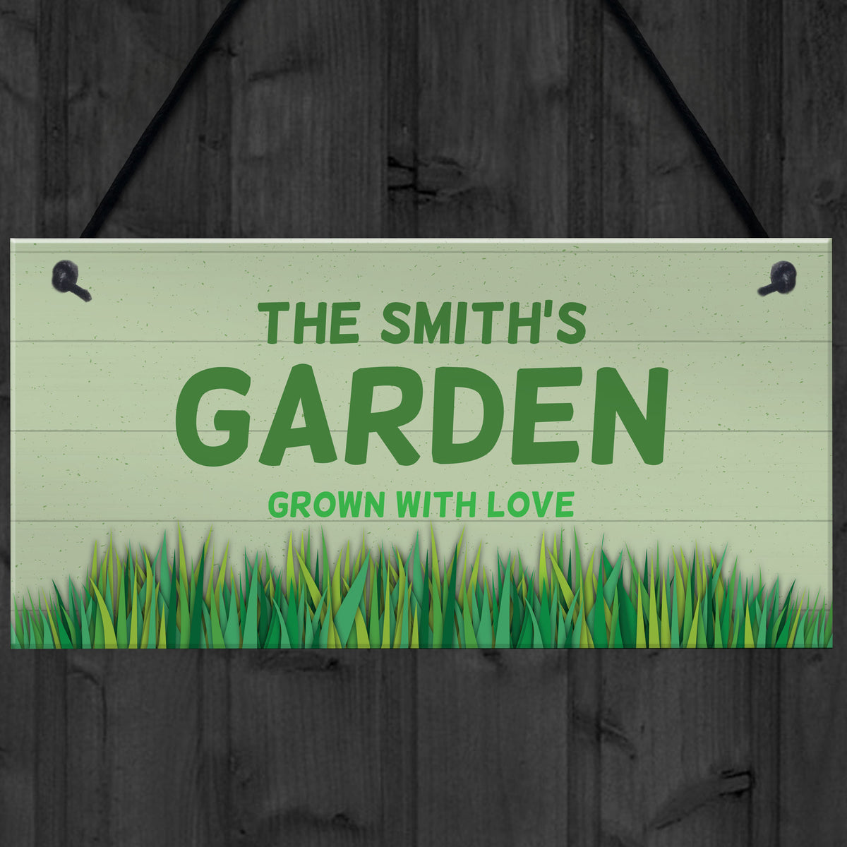 PERSONALISED Garden Sign For Summerhouse Shed Plaque