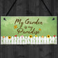 Paradise Garden Hanging Sign Garden Shed Summer House Plaque