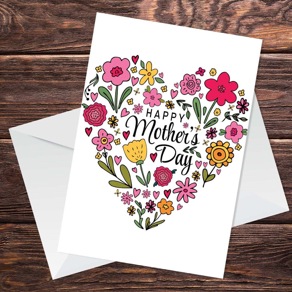 Mum Mothers Day Card Floral Mothers Day Card For Nan Nanny Nana