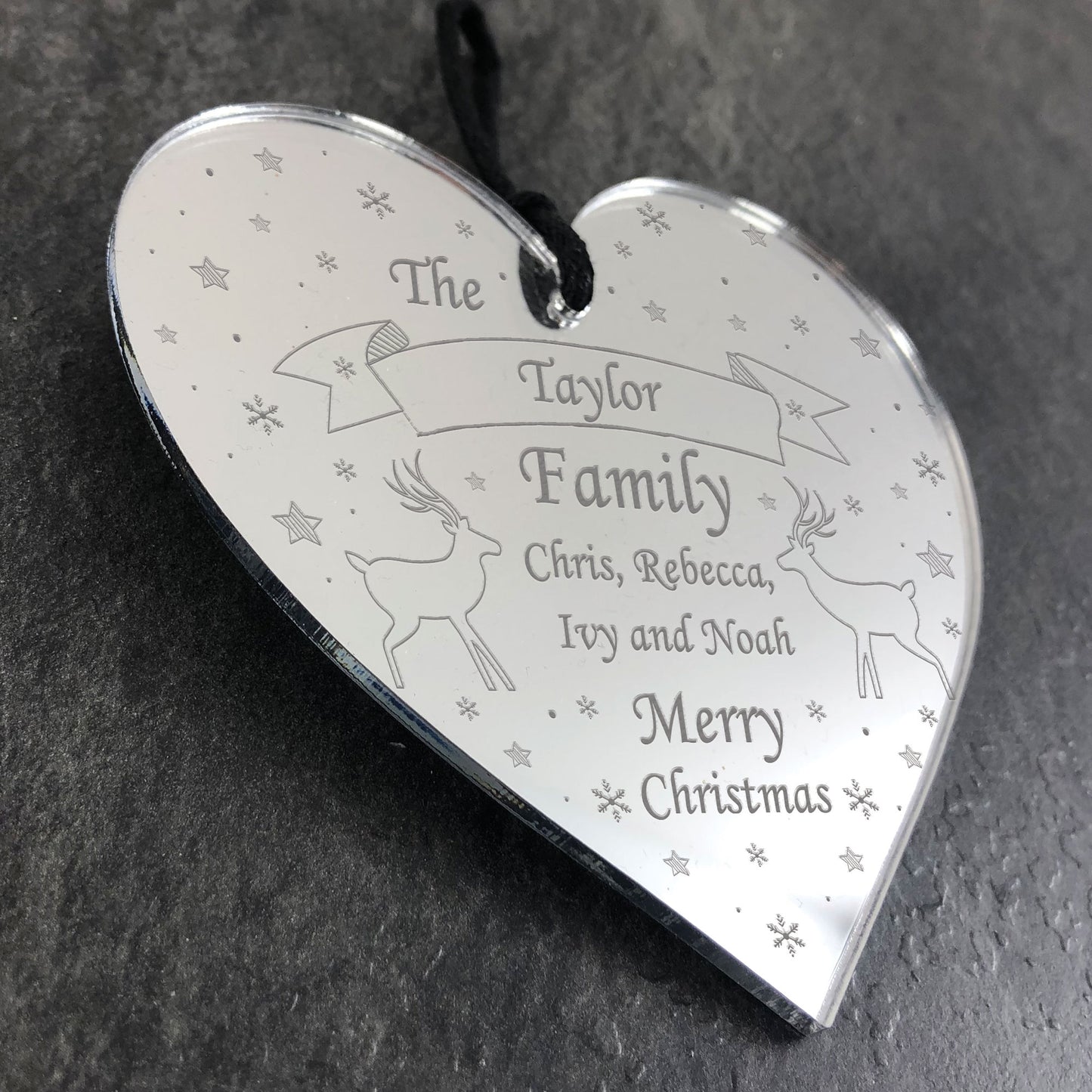 Family Christmas Decoration Personalised Gifts For Mummy Daddy