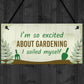 Funny Garden Sign Gift For Gardener Novelty Home Decor Signs