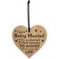 Funny Wedding Anniversary Gift For Him Her Engraved Heart