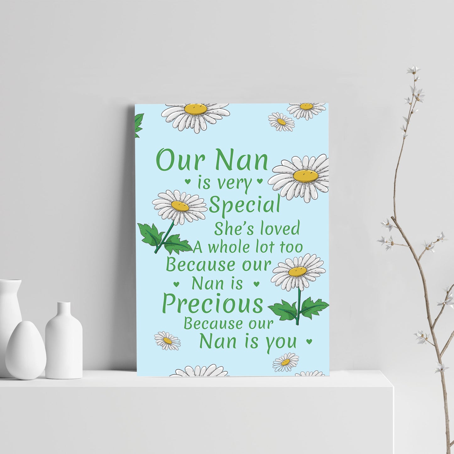 Nan Poem Gift For Nanny Birthday Christmas From Grandchildren