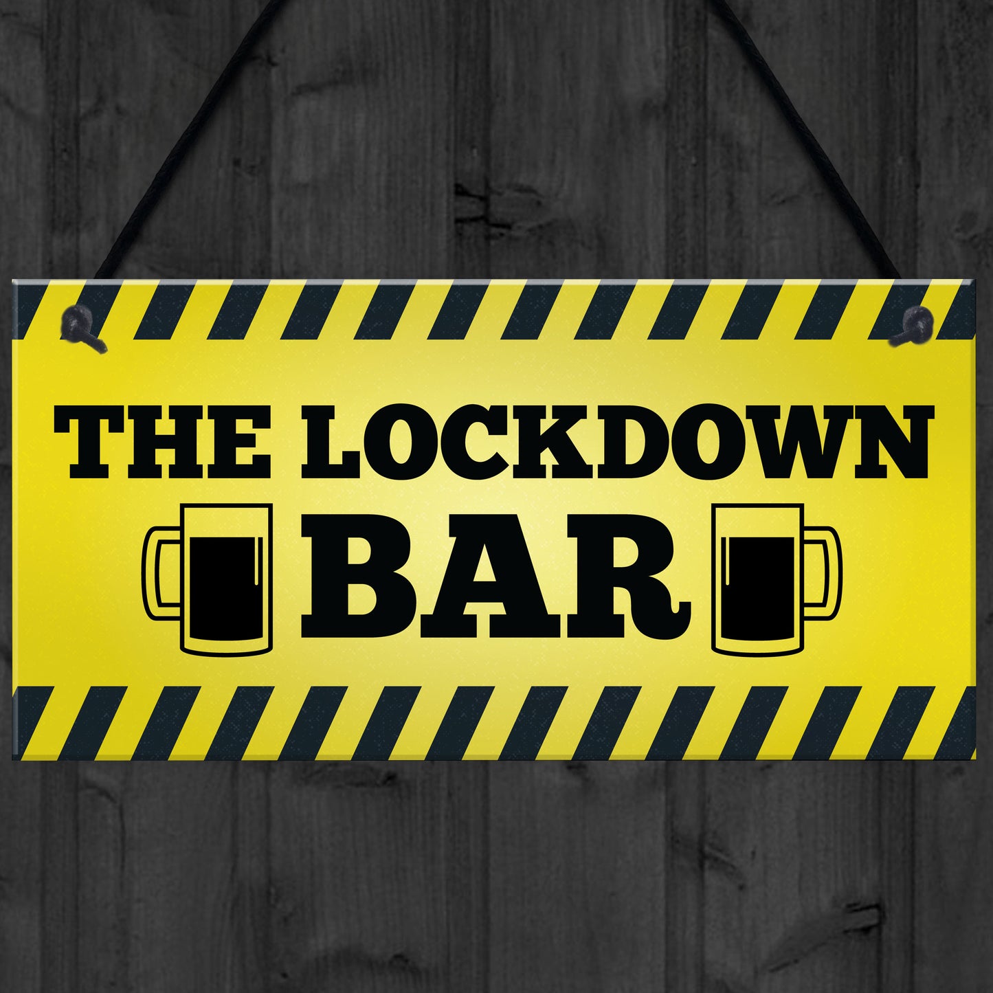 The Lockdown Quarantine Bar Funny Novelty Bar Signs And Plaques