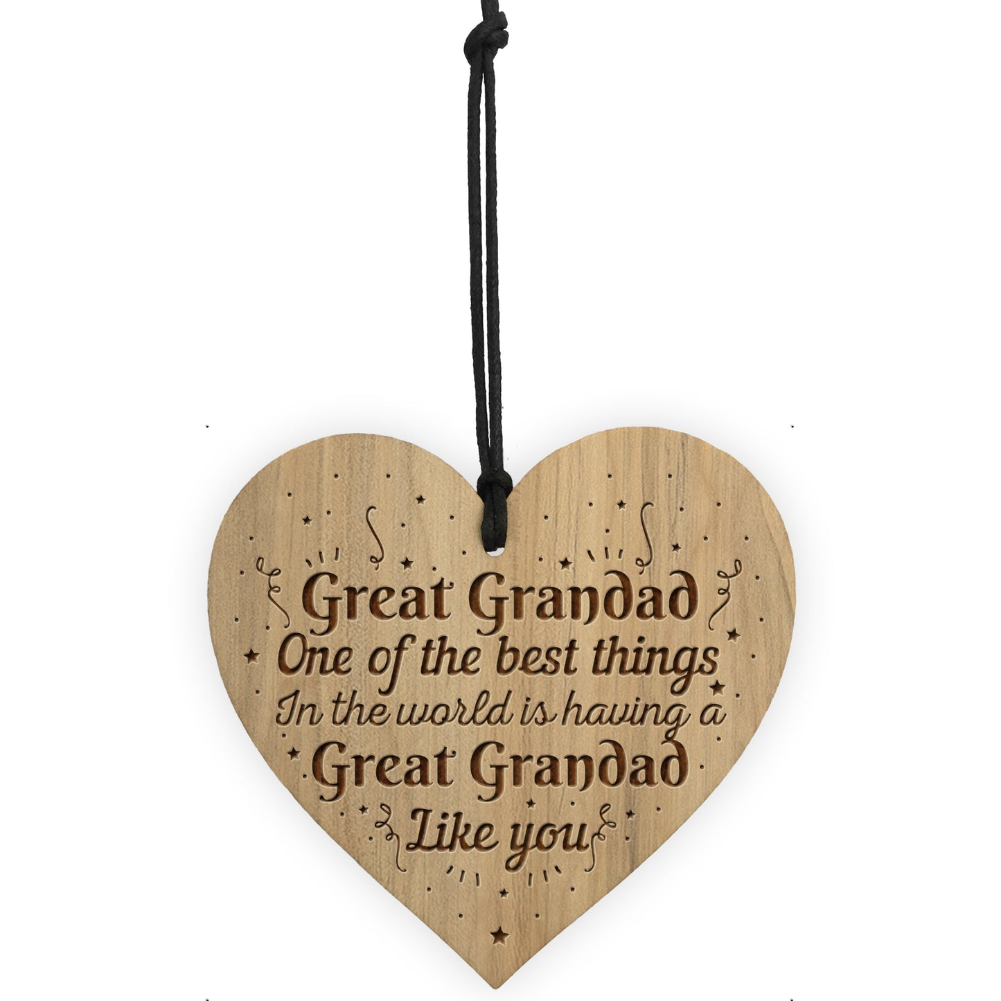 Great Grandad Gifts Engraved Heart Great Grandad Birthday Xmas