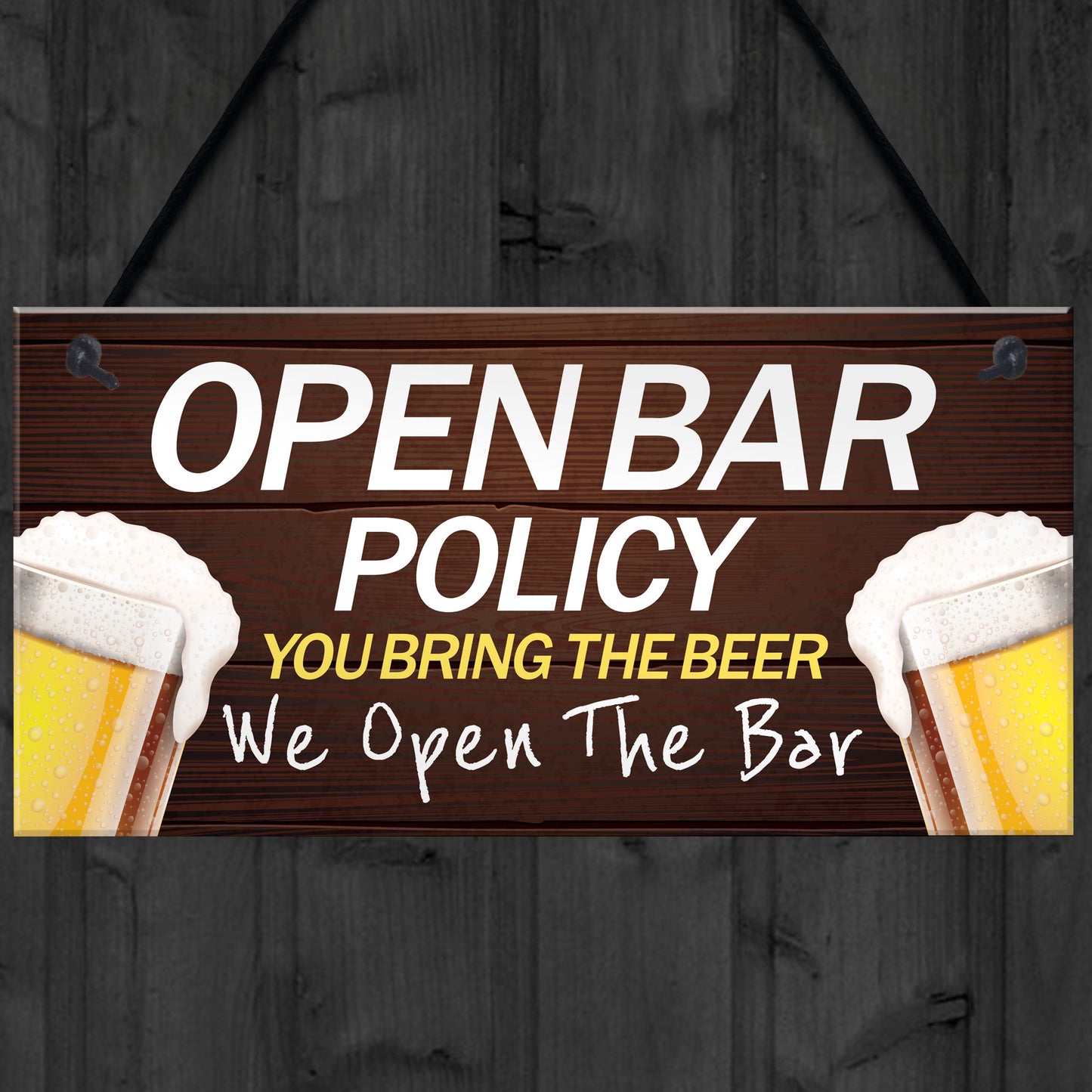 Funny Bar Sign Man Cave Pub Bar Sign Hanging Sign Gift For Him