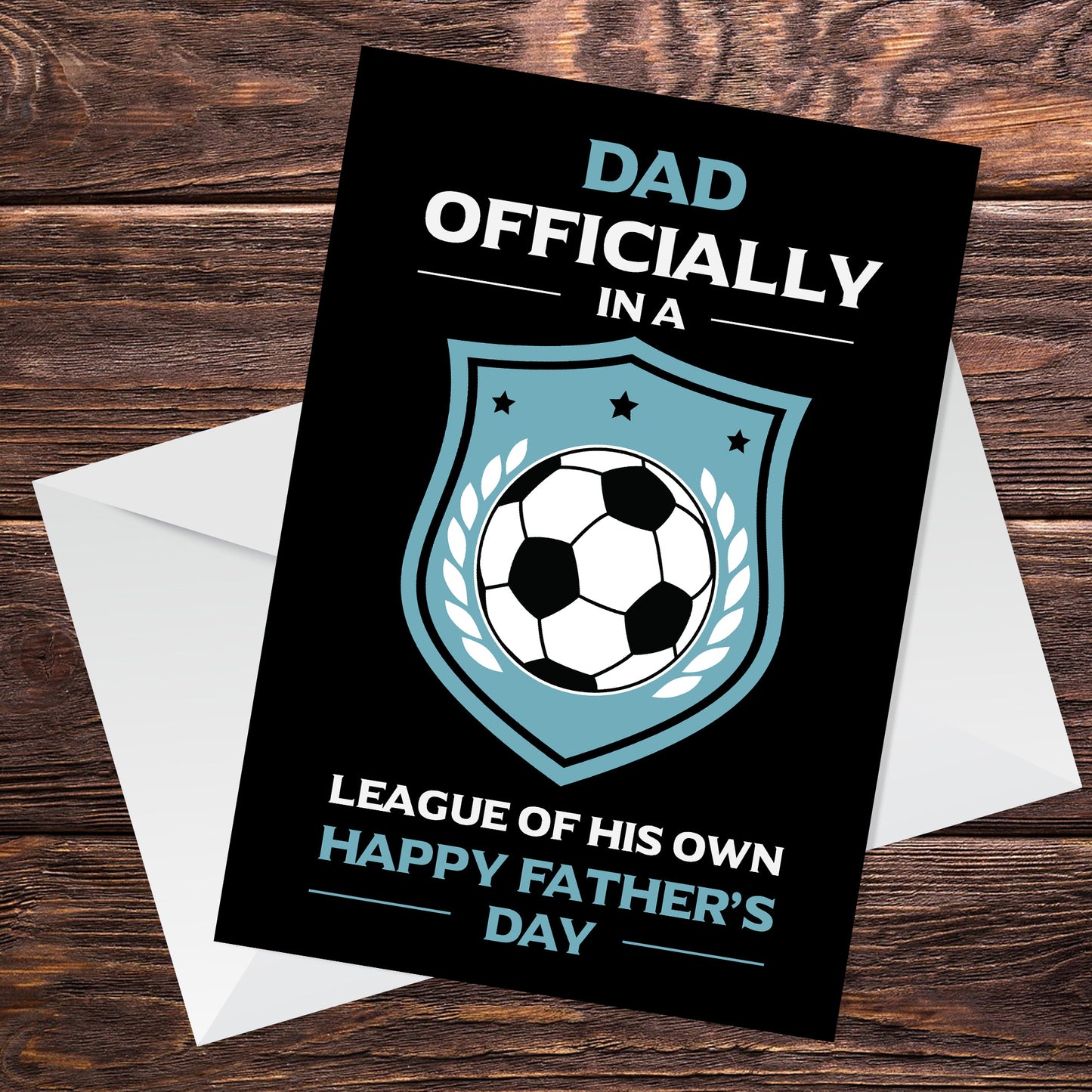 Fathers Day Card Football Themed Funny Dad Card From Daughter