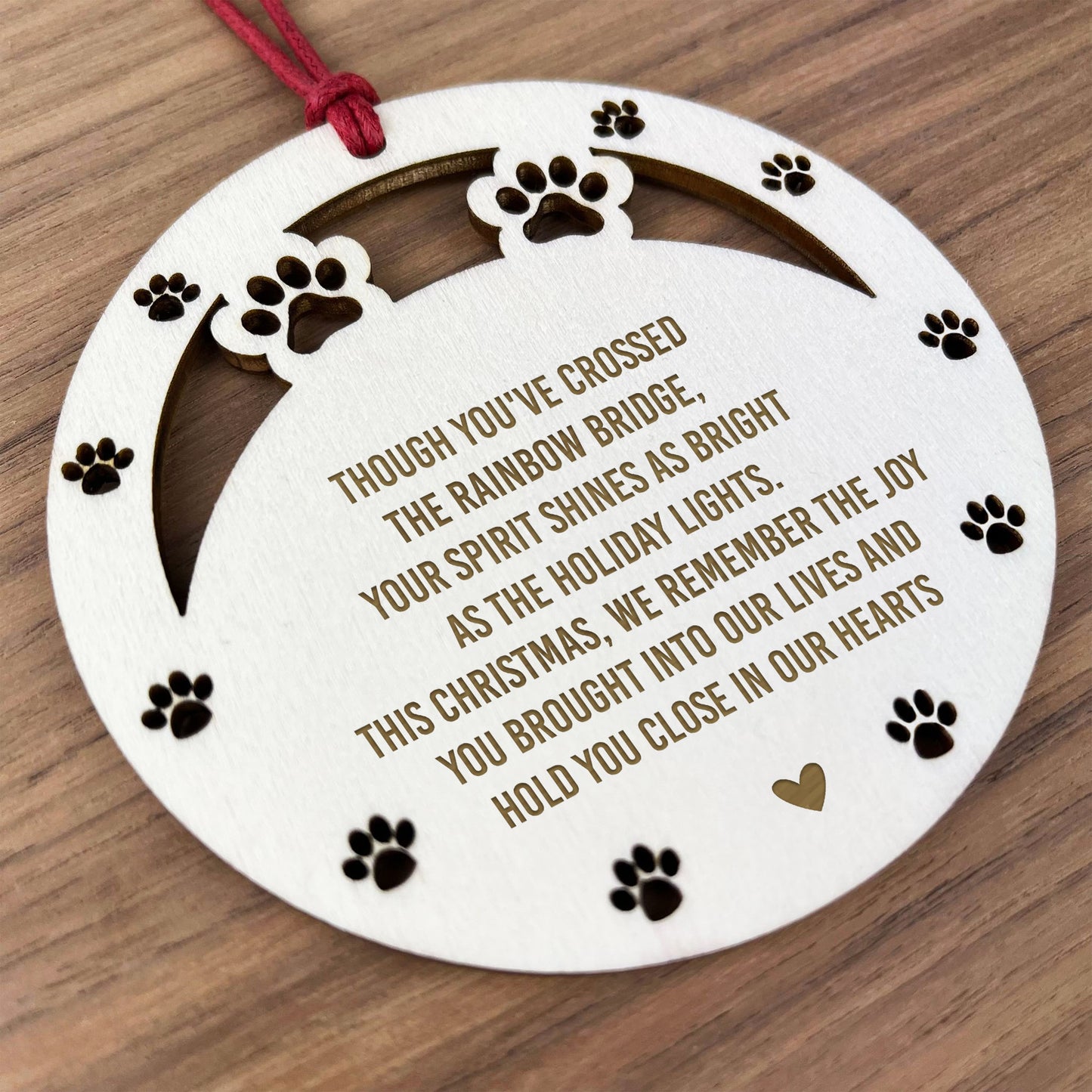Memorial Christmas Tree Bauble Memorial Tree Decoration For Dog