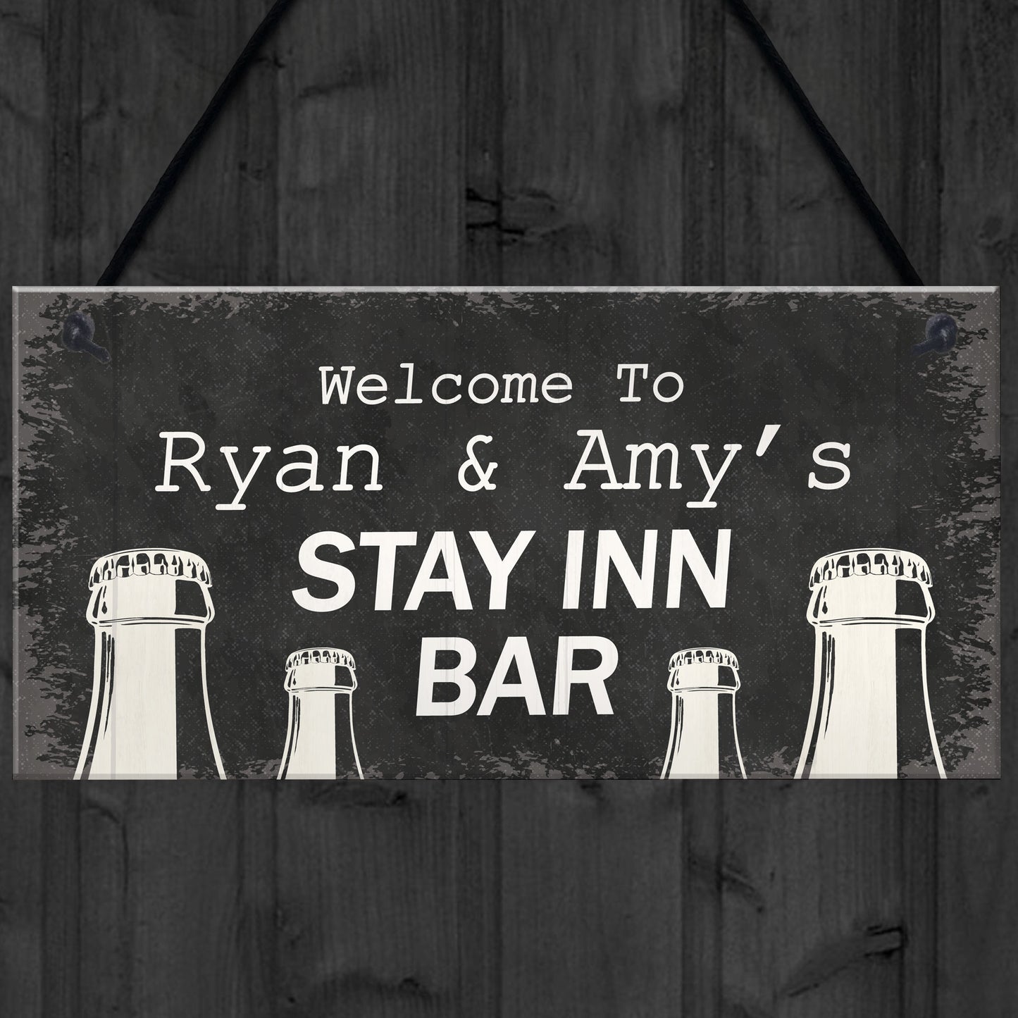 PERSONALISED Home Bar Gifts Novelty Quarantine Gifts Bar Plaques