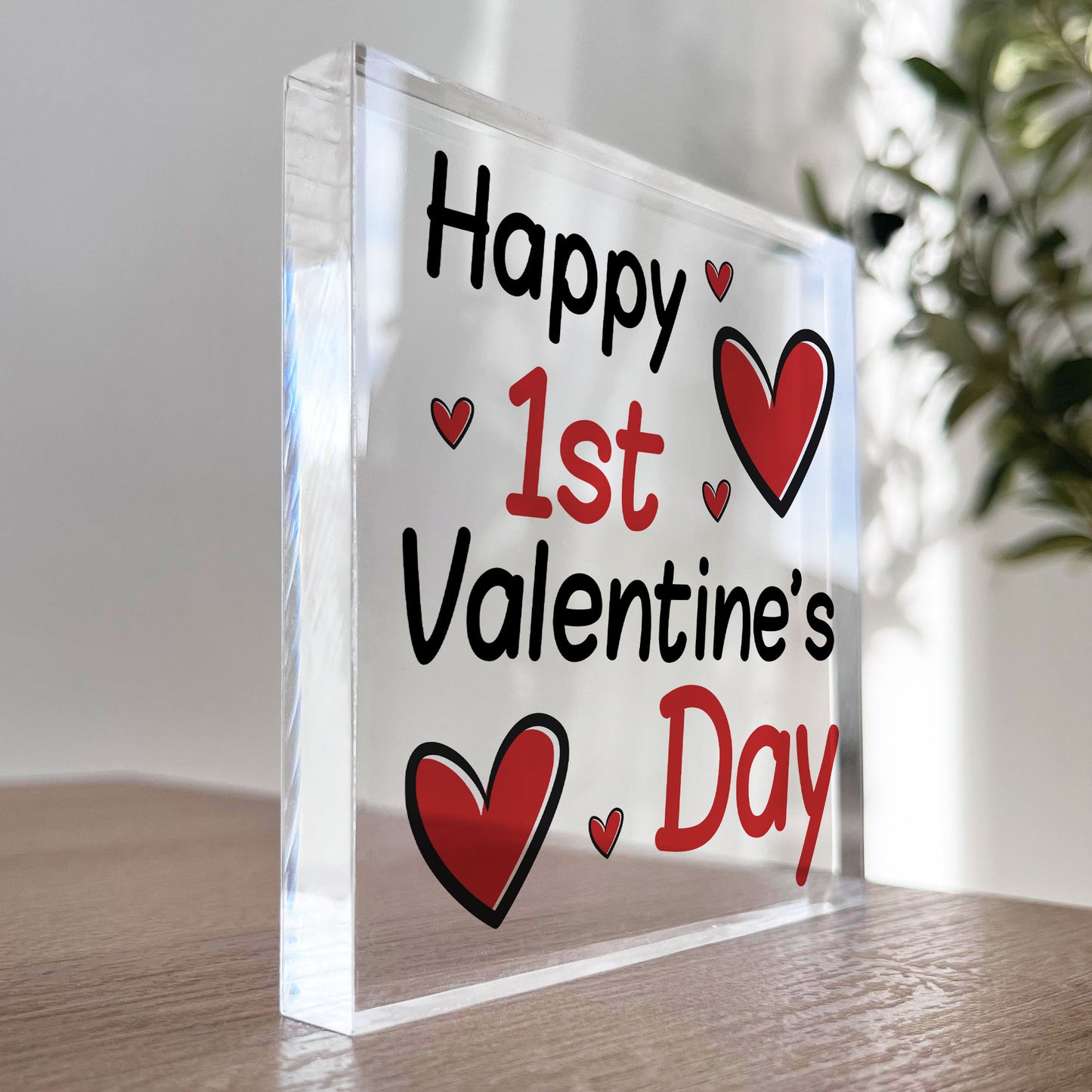 Happy 1st Valentines Day Gift For Boyfriend Girlfriend Valentine