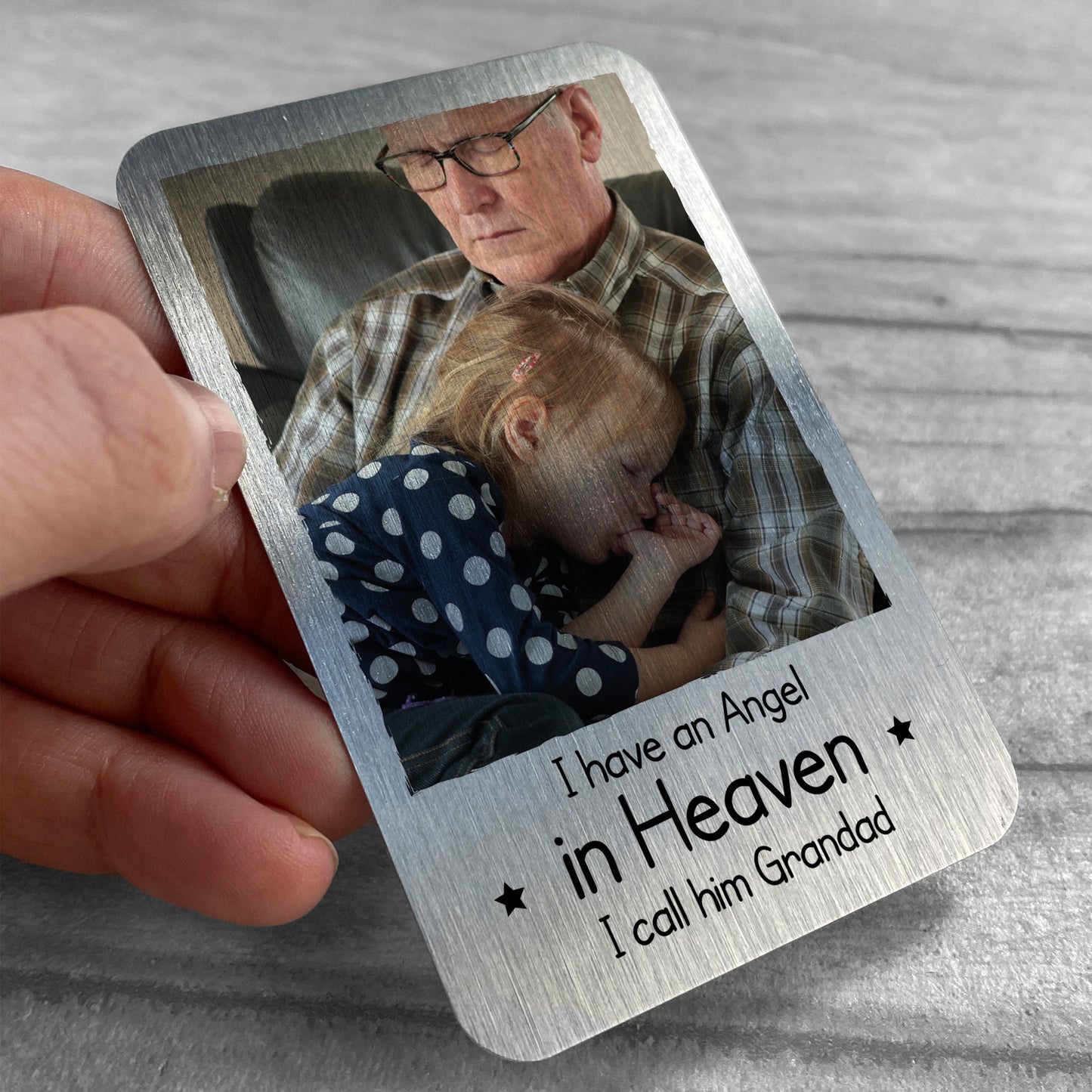 I Have An Angel In Heaven Personalised Memorial Nan Grandad Mum