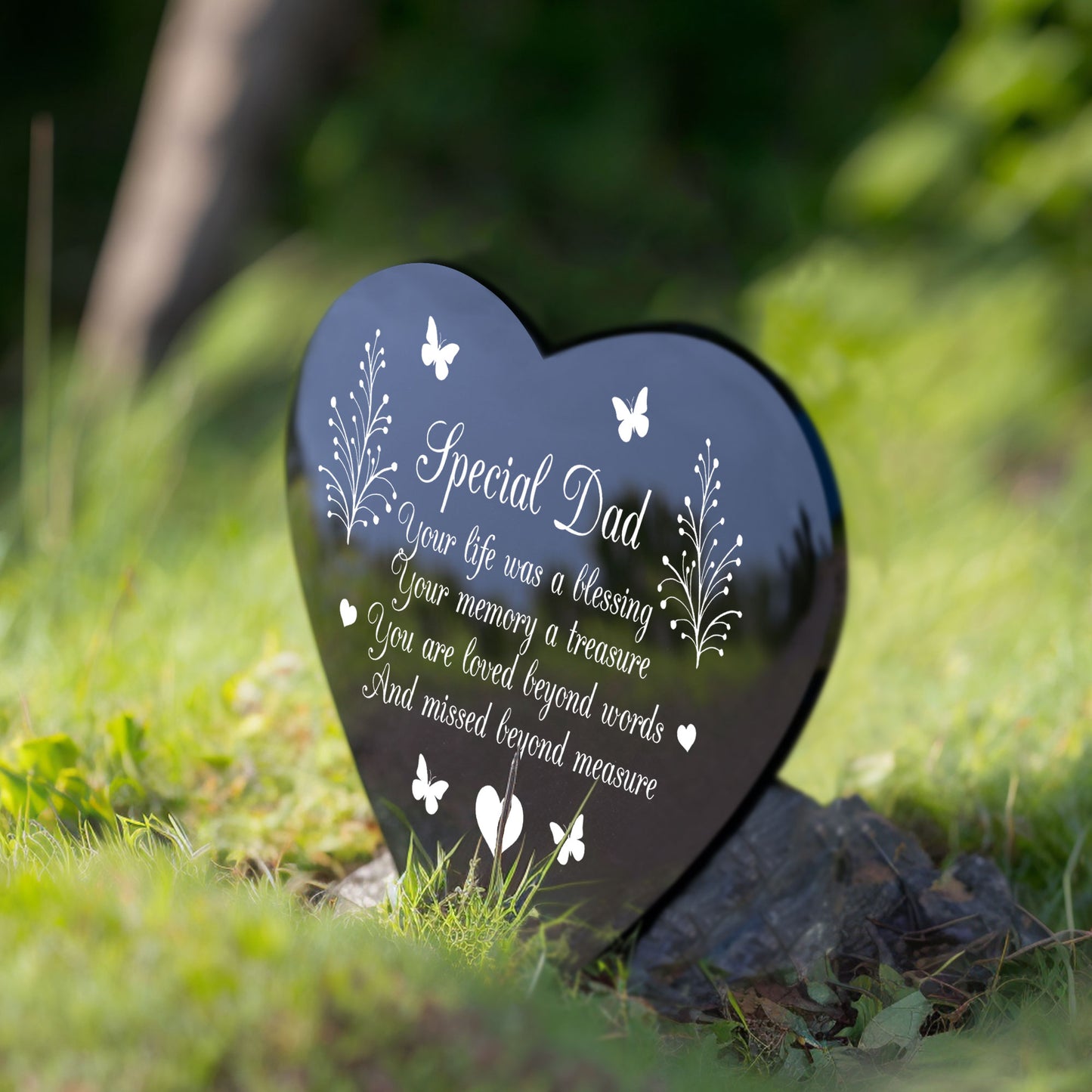 Dad Graveside Plaque Grave Marker Memorial Remembrance Decor