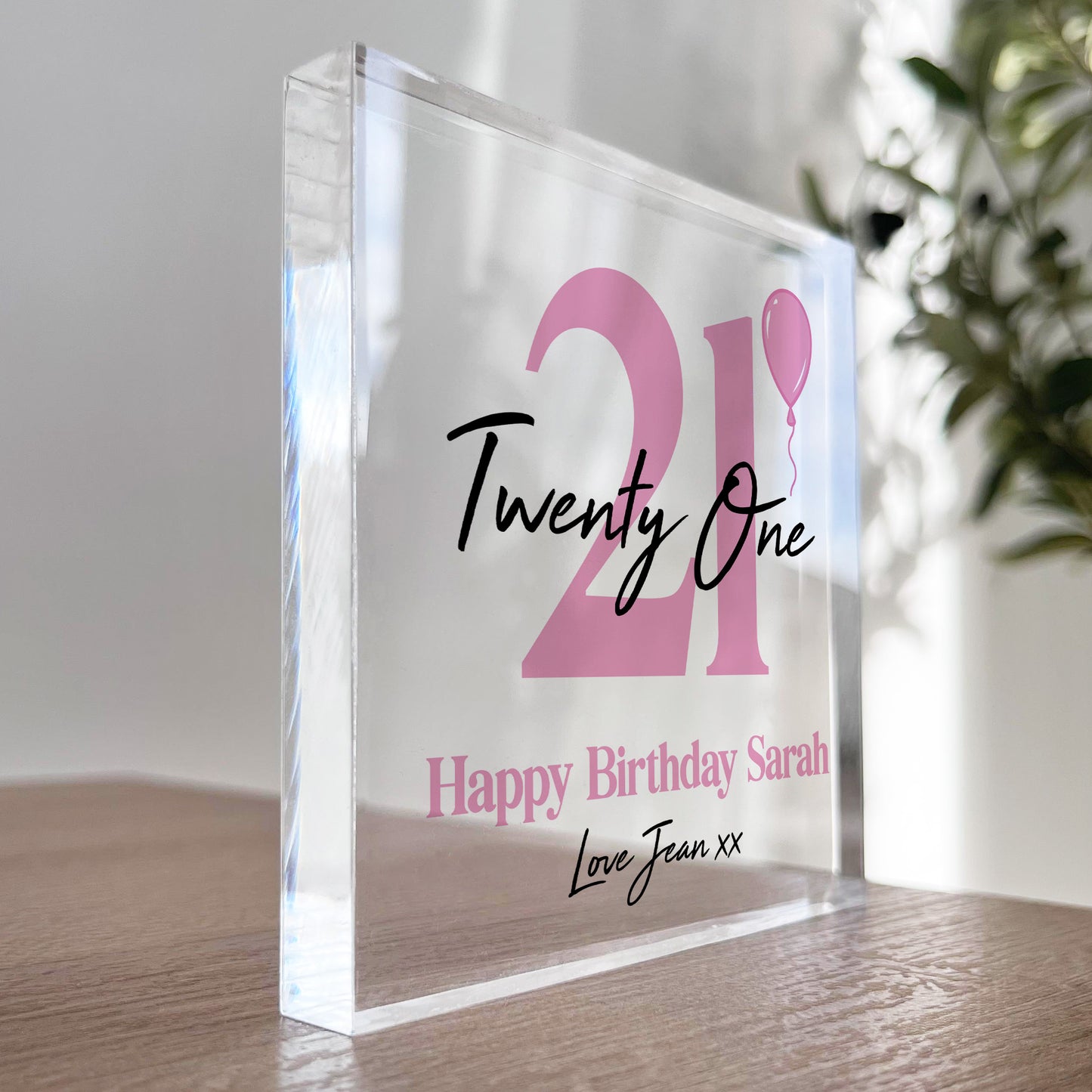 PERSONALISED 21st Birthday Gifts For Daughter Sister Best Friend