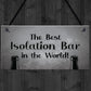 Lockdown Bar Isolation Bar Funny Home Bar Man Cave Garage Sign